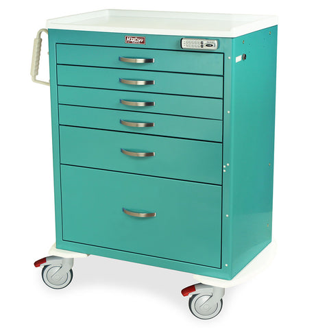 Harloff M-Series Cart, Standard Width Super Tall Cabinet with 48" of Vertical Drawer Space – MDS3048B10