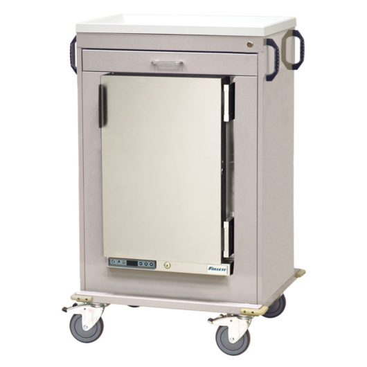 MH Cart with 1.8 Cubic Feet Medical Grade Refrigerator, One Drawer, Key Lock, MH4100K Main image