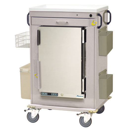 Malignant Hyperthermia Treatment Cart with 1.8 Cubic Feet Medical Grade Refrigerator, One Drawer, Breakaway Lock, MH5100B Main image