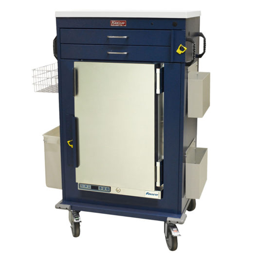 Malignant Hyperthermia Treatment Cart with 1.8 Cubic Feet Medical Grade Refrigerator, Two Drawers, Breakaway Lock, MH5200B Main image
