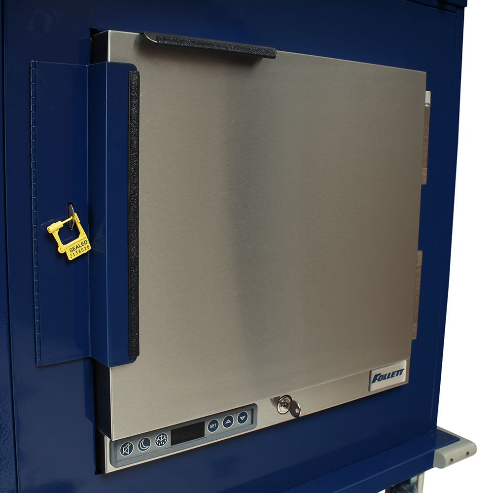 Malignant Hyperthermia Cart with 1.0 Cubic Feet Medical Grade Refrigerator
