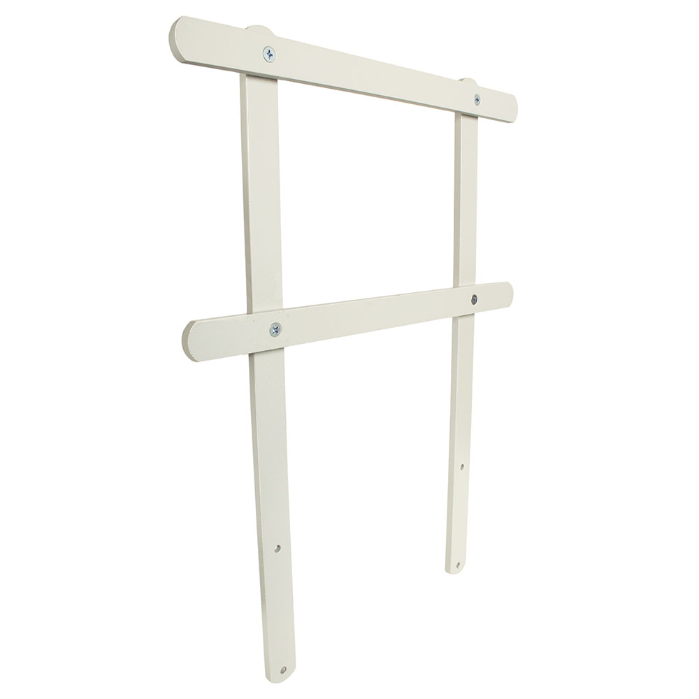 Harloff Two Tier Mini Anesthesia Cart Back Rail for Classic Line Mini Width Carts, MINI-RBR