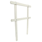 Harloff Two Tier Mini Anesthesia Cart Back Rail for Classic Line Mini Width Carts, MINI-RBR