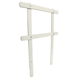 Harloff Two Tier Mini Anesthesia Cart Back Rail for Classic Line Mini Width Carts, MINI-RBR