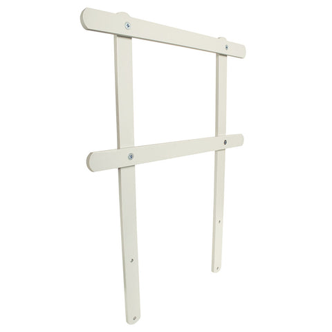 Harloff Two Tier Mini Anesthesia Cart Back Rail for Classic Line Mini Width Carts, MINI-RBR