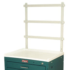 Three Tier Back Rail Anesthesia Accessory for Classic Line Mini Width Carts, 68157