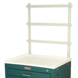 Three Tier Back Rail Anesthesia Accessory for Classic Line Mini Width Carts, 68157