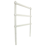 Harloff Three Tier Back Rail Anesthesia Accessory for Classic Line Mini Width Carts, 68157