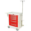 A-Series Lightweight Breakaway Crash Cart with MD30-EMG1 Accessories Package, Standard Width, Medium Height, Six Drawers