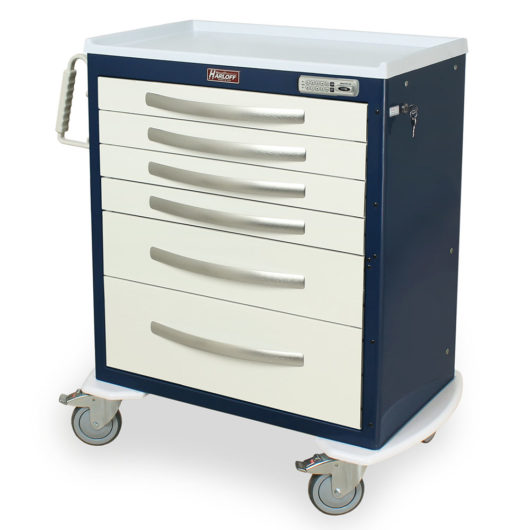 A-Series Lightweight E-Lock Anesthesia Cart, Medium Height, Standard Width, MPA3027E06 Main image