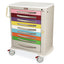 A-Series Lightweight Aluminum Pediatric Trolley, Tall Height, Standard Width, Nine Drawers, Breakaway Locks, MPA3030B09PED1