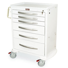 Harloff A-Series Aluminum Cart - Standard Width Tall Cabinet with 30" of Vertical Drawer – MPA3030K06-TC7