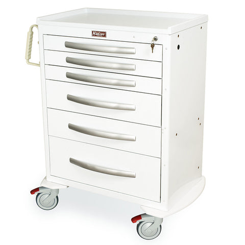 Harloff A-Series Aluminum Cart - Standard Width Tall Cabinet with 30" of Vertical Drawer – MPA3030K06-TC7