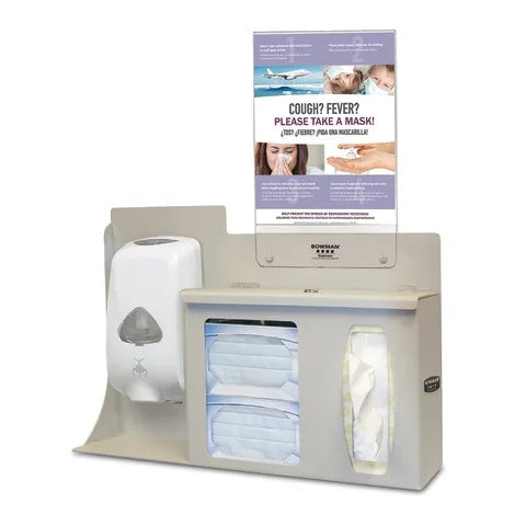 Bowman Dispensers Single Lock Portrait Health &Hygiene Center