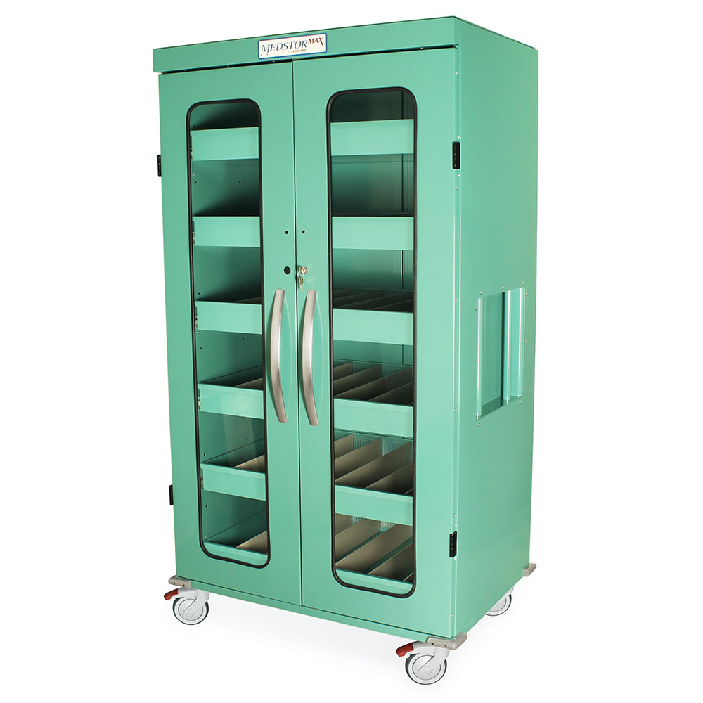 Harloff Stainless Steel IntraOcular Lens Storage Cart, 1092 Capacity, Key Lock, MSS-IOL1092 Secondary image
