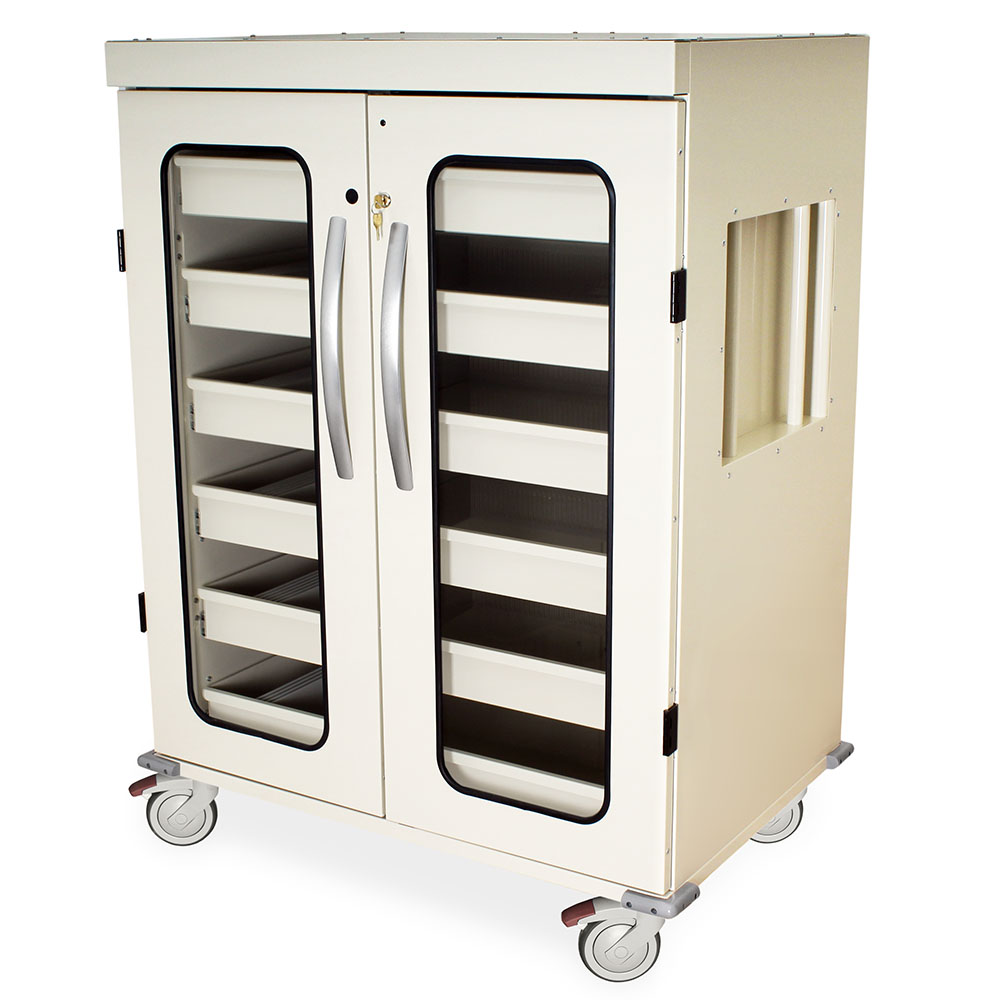 IntraOcular Lens Storage Cart, 1260 Capacity, Key Lock, MS-IOL1260