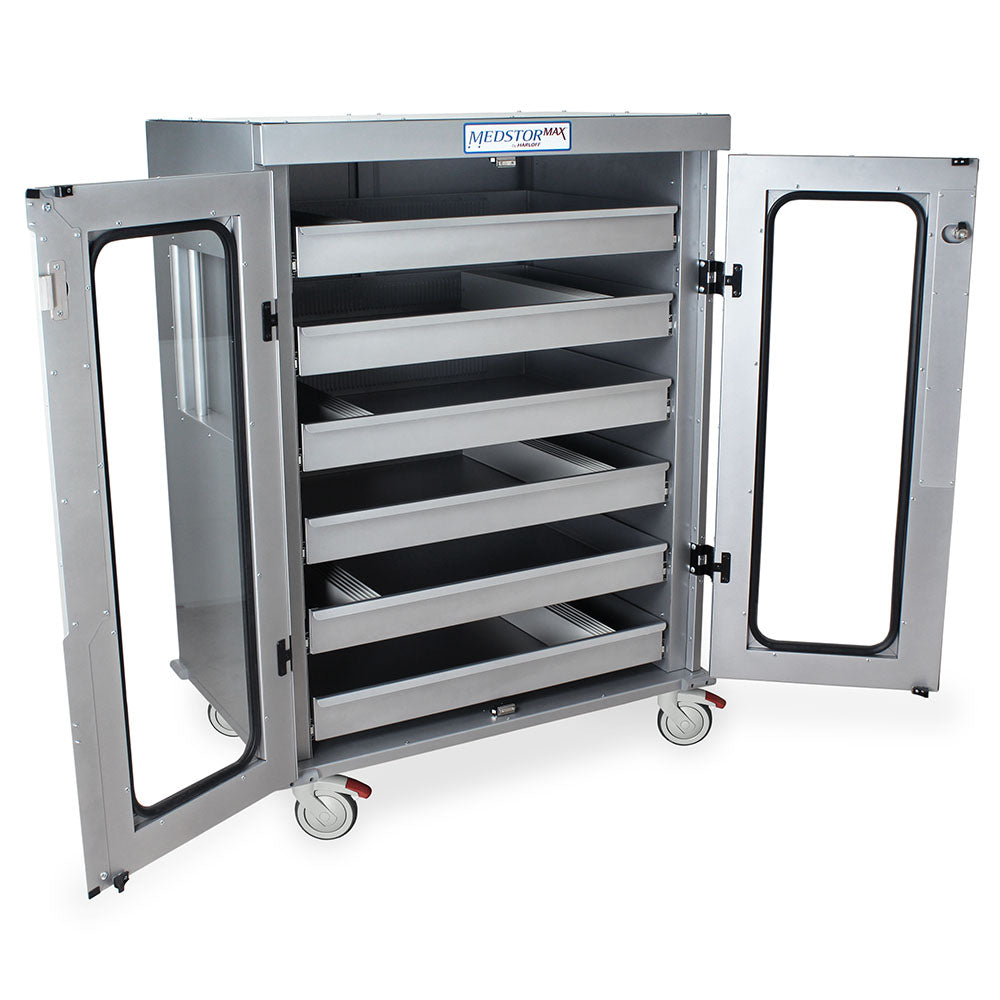 IntraOcular Lens Storage Cart, 1260 Capacity, Key Lock, MS-IOL1260