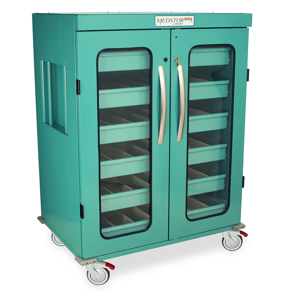 IntraOcular Lens Storage Cart, 1260 Capacity, Key Lock, MS-IOL1260