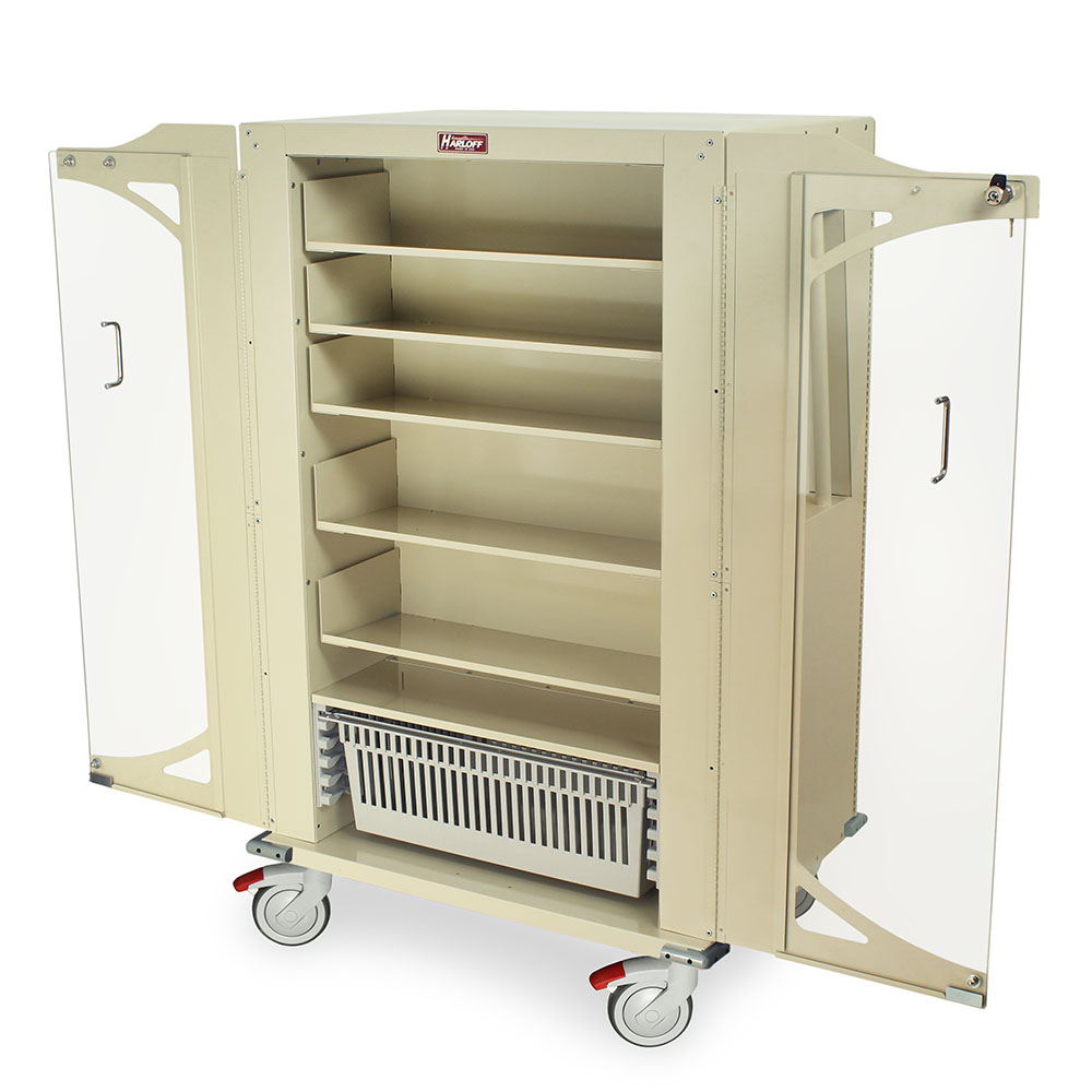 Harloff Suture Cart, Medical Storage and Transport, Key Lock, MS?SUTURE2?K