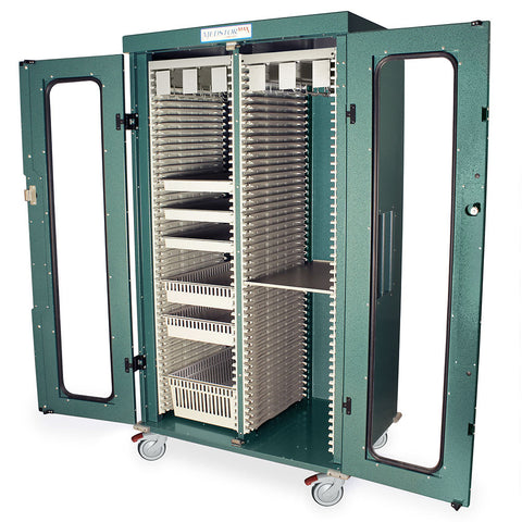 Harloff Cardiac Catheter Storage Cart Accessory Package for Double Column MedStor Max Storage Cabinets, MS82-CATH5