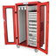 Storage Accessory Package B for Half Height 2 Column Mobile Cabinets, Preconfigured as follows: left column, top to bott