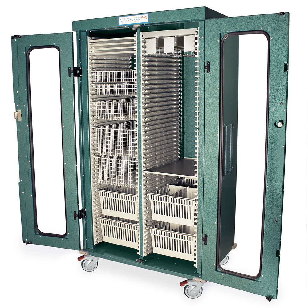 Urology Medical Storage Cabinet Accessory Package for Double Column MedStor Max Storage Cabinets, MS82-CYSTO Main image