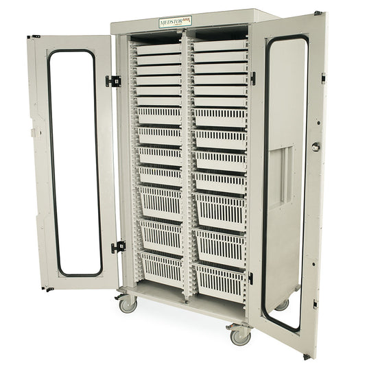 Tray Accessory Package for Double Column MedStor Max Medical Storage Cabinets, MS82-PACKA