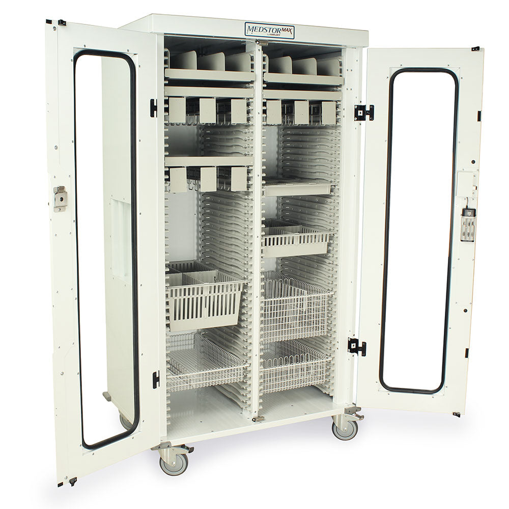 Catheter Slide Shelf only, Single Column width, for MedStorMax Cabinets with H+H panels installed, holds MSCATHSLIDE-8 a