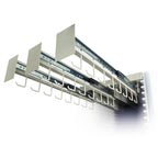 Shelf for Single Column Medical Storage Cart, Flat with Divider Slots, with no Adjustable Dividers included (variant of