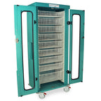 Shelf for Single Column SLIM LINE Medical Storage Cart with 2 Dividers