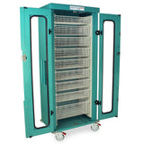 Shelf for Single Column SLIM LINE Medical Storage Cart with 2 Dividers