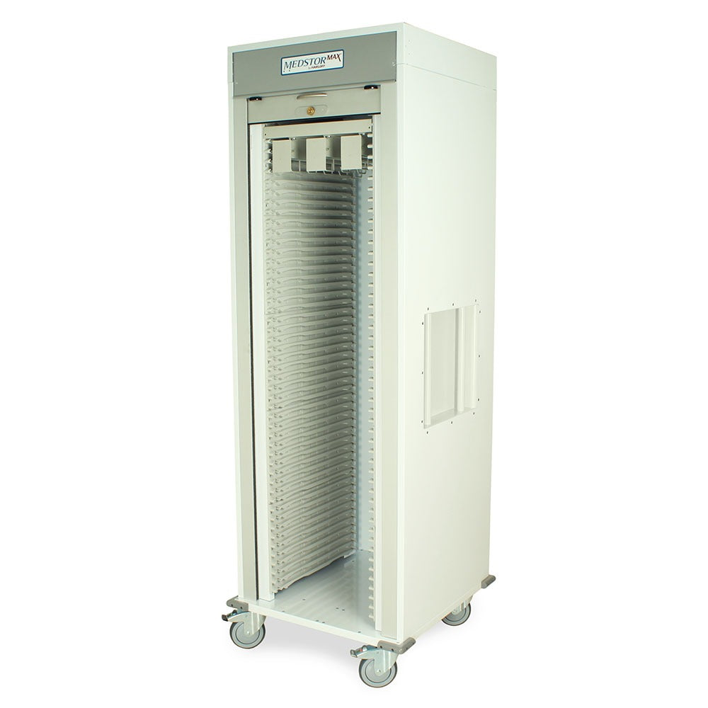 Single Column Tambour Door Medical Storage Cart Main image