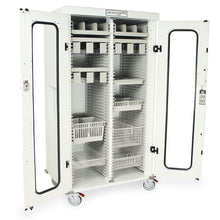 Double Column Mobile Cabinet Secured with Proximity Electronically Locking Solid Double Doors, H+H Panels Give 49 Inser