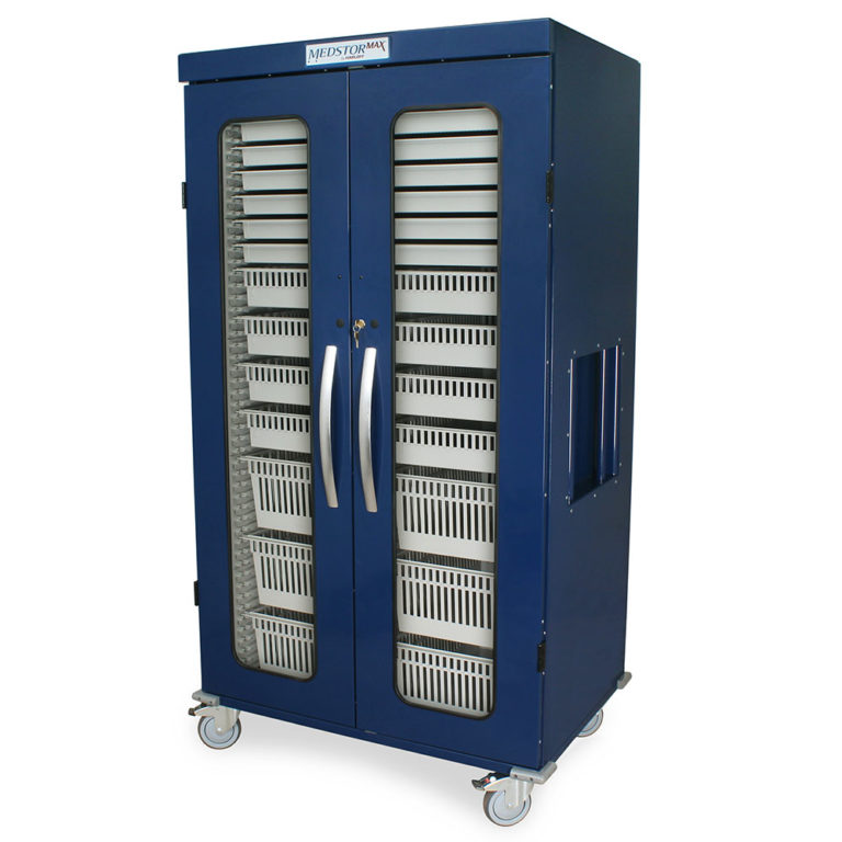 Harloff MedStor Max Power Coated Steel Wall Mounted Cabinet with 2 Shelves