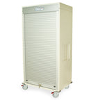 Harloff Double Column Mobile Cabinet with Key Locking Tambour Door – MSPM82-20TK-SPLITB