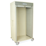 Harloff Double Column Mobile Cabinet with Key Locking Tambour Door – MSPM82-20TK-SPLITB