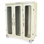 Triple Column Medical Equipment Storage Cabinet, Glass Doors, E-Lock, MSPM83-00GE