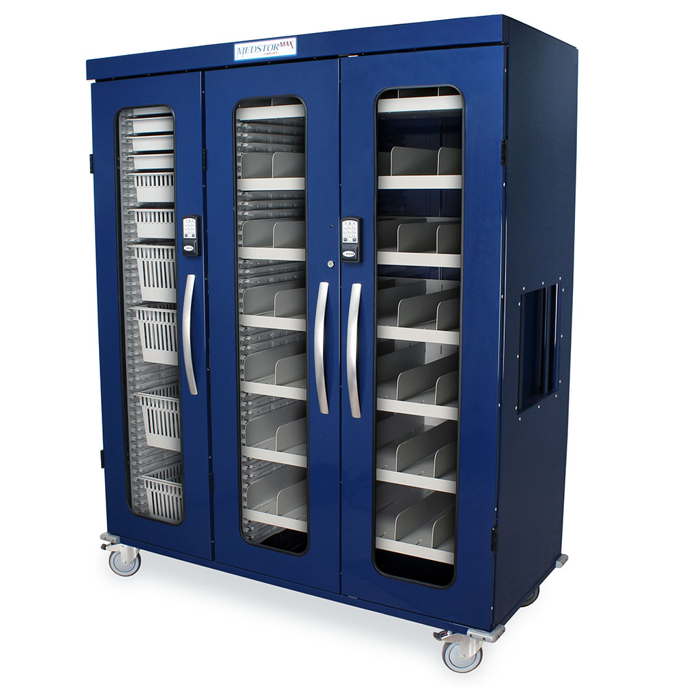Harloff 3" Single Drawer, Wide Drawers, with E-Lock, for MSM Double Column Open Space, Occupies 5 Slots