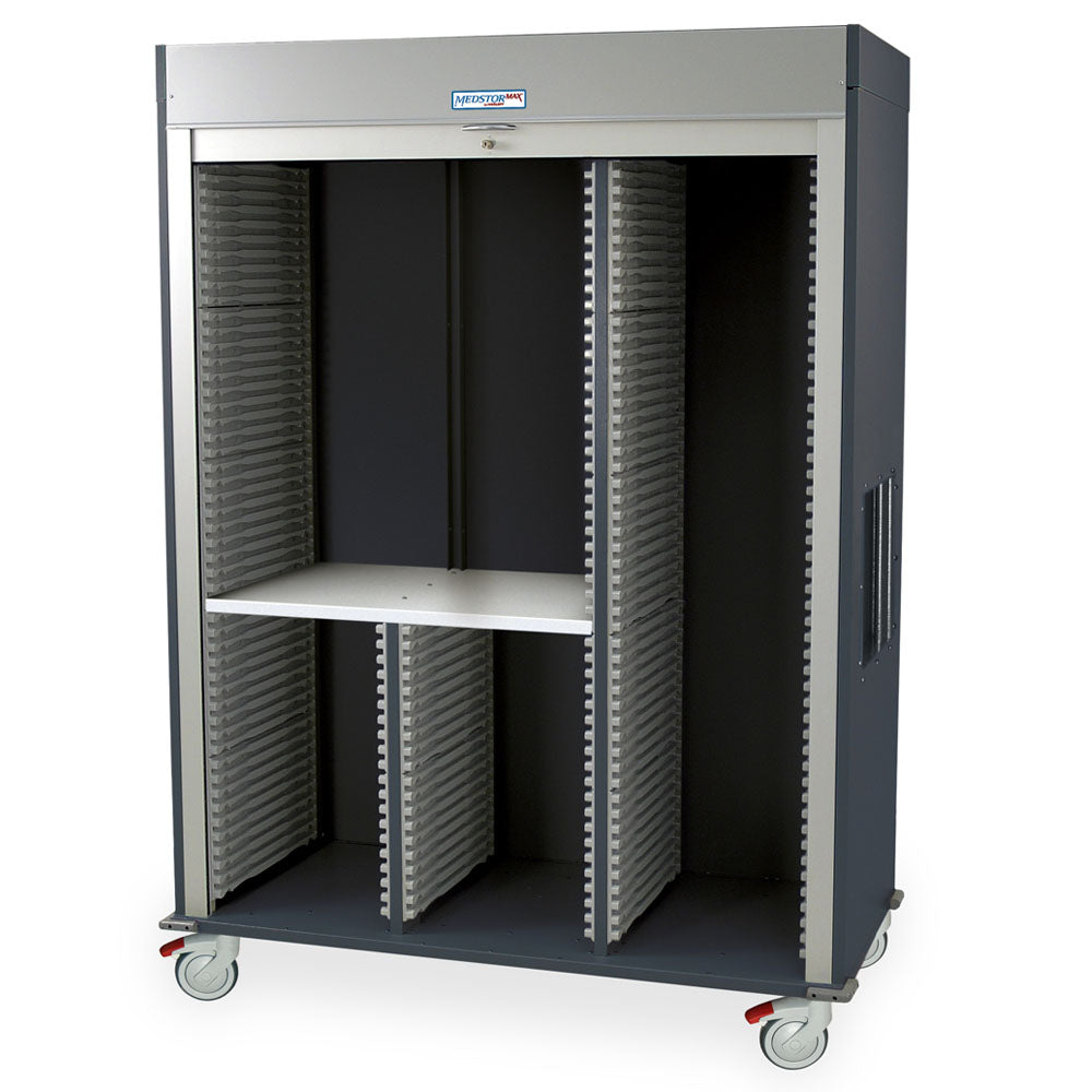 Harloff Triple Column Mobile Cabinet with Key Locking Tambour Door – MSPM83-R0TK Secondary image