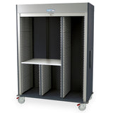 Harloff Triple Column Mobile Cabinet with Key Locking Tambour Door – MSPM83-R0TK