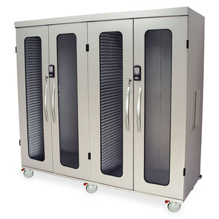 Harloff Quad Column Mobile Cabinet, Double Width Open Columns Both Sides – MSPM84-20GE