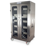 Harloff Stainless Steel IntraOcular Lens Storage Cart, 1092 Capacity, Key Lock, MSS-IOL1092