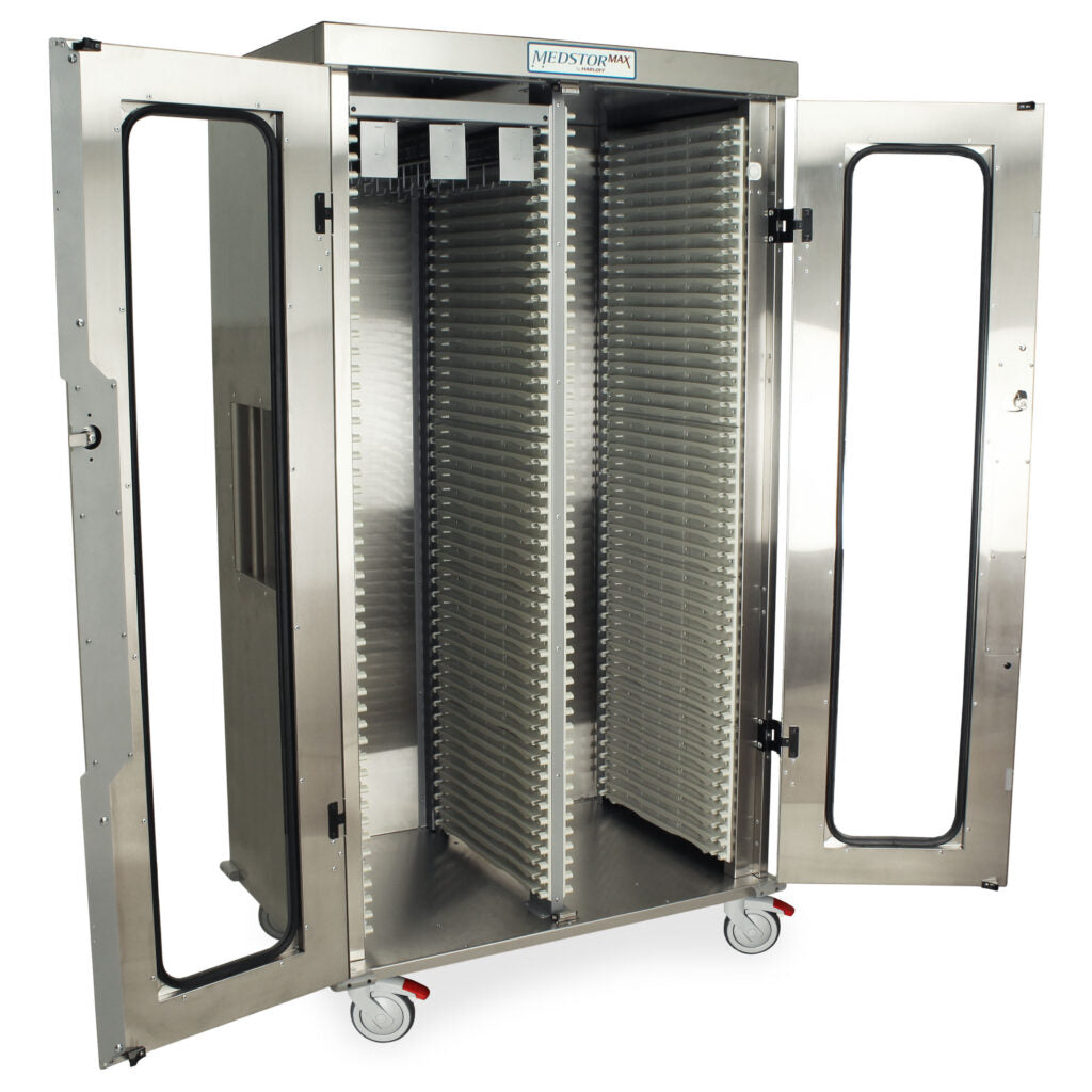 Harloff Stainless Steel Double Column Mobile Cabinet – MSSM82-00GEK