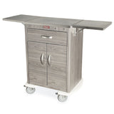 Harloff M-Series Cart - Medium Width Tall Cabinet With 24" of Vertical Drawer Space, Key Locking, 4 Drawers 3-2, 1-6,