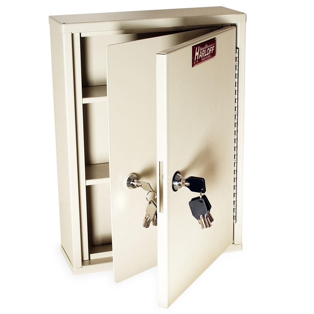 Thin Profile Narcotics Cabinet, Locking Outer Door, Locking Inner Door, NC16A12-DT2 - other