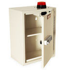 Harloff Narcotics Cabinet, Medium, Basic E-Locking, Single door, 12"W X 8"D X 16"H – NC16C12-SE1