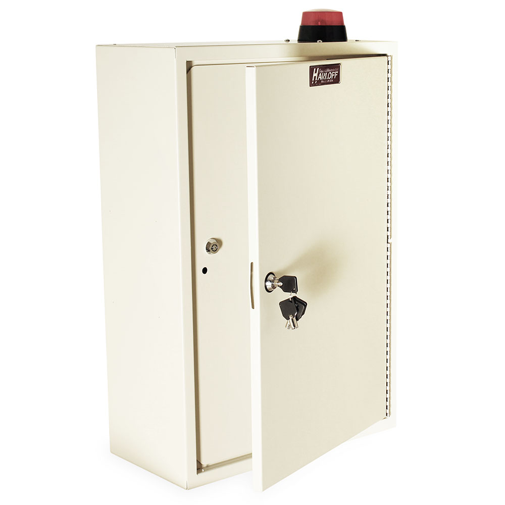 Tall Narcotics Cabinet with Audio/Visual Alarm, Locking Outer Door, Locking Inner Door, NC24C16-DT2-AVD Secondary image