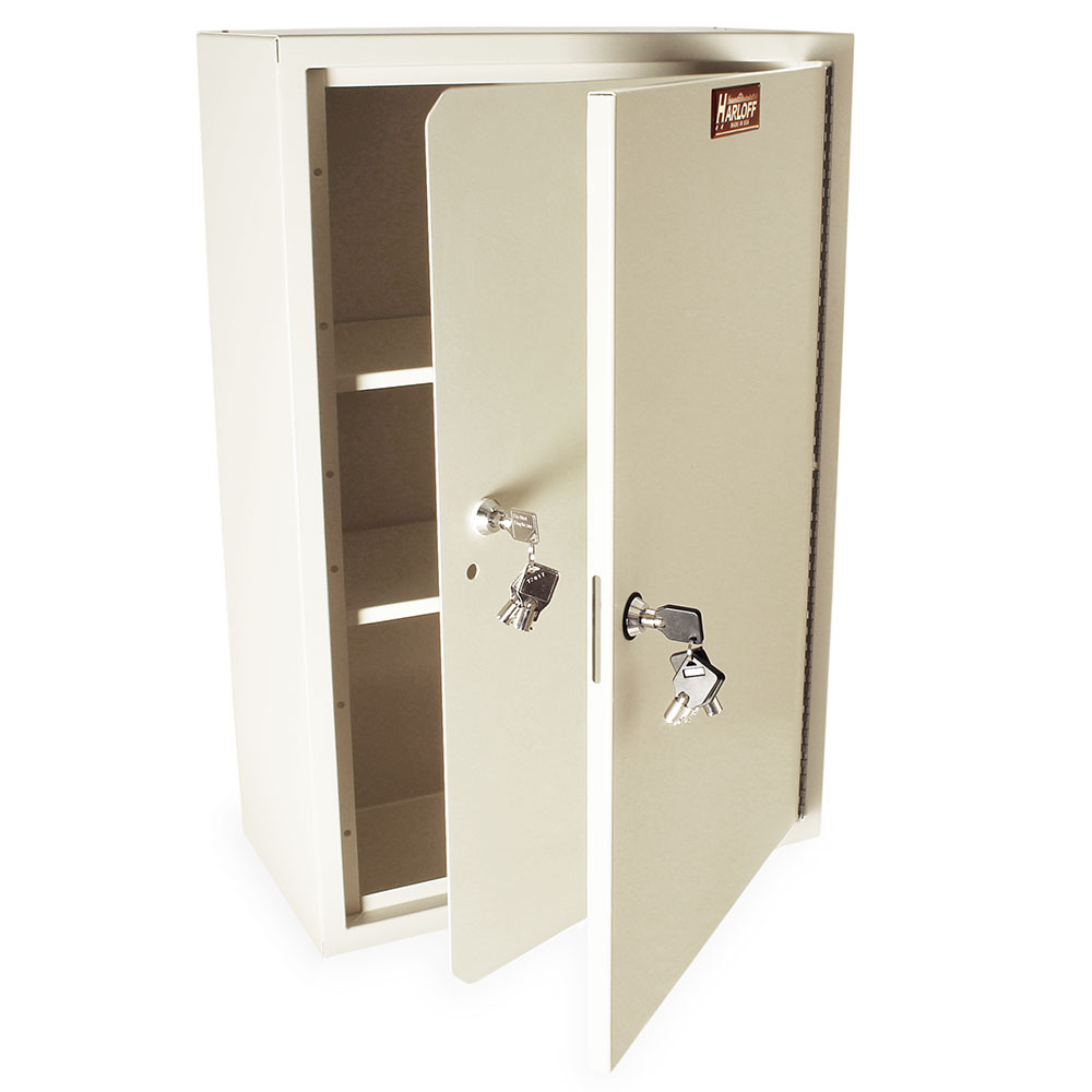 Harloff Narc Cabinet Painted, 1 Door, 2 Shelves, Double Lock, Replaces 2703-UID2 – NC24C16-DT2-UID2