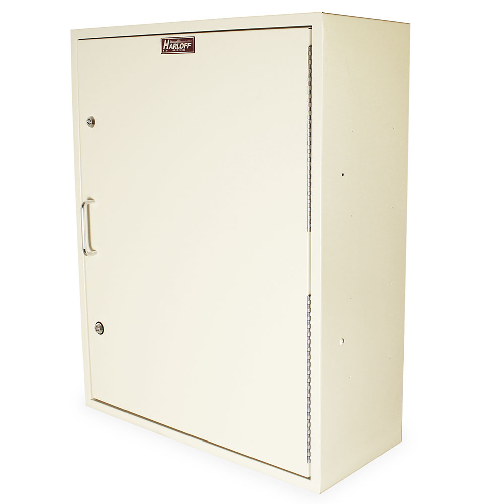 Harloff Narcotics Cabinet, X-Large Single Door, Double Lock, 4 Keys per Lock, UID Inserts – NC30D24-ST2-UID