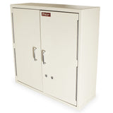 In Room Medication Painted Cabinet With Double Thick Security Door for 1-2 Residents, Includes Drop Down Shelf, Slam Loc